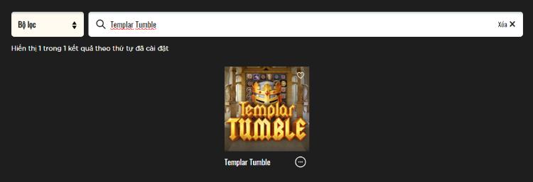 cách vào Templar Tumble tại live casino house