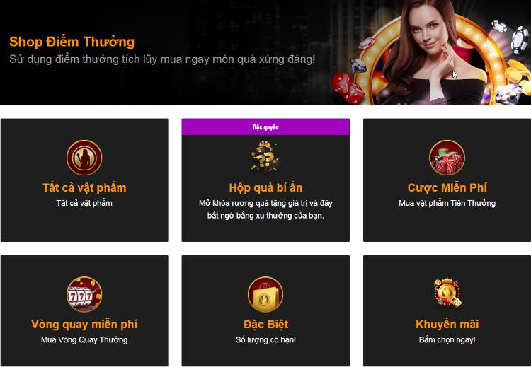 shop điểm thưởng Live Casino House